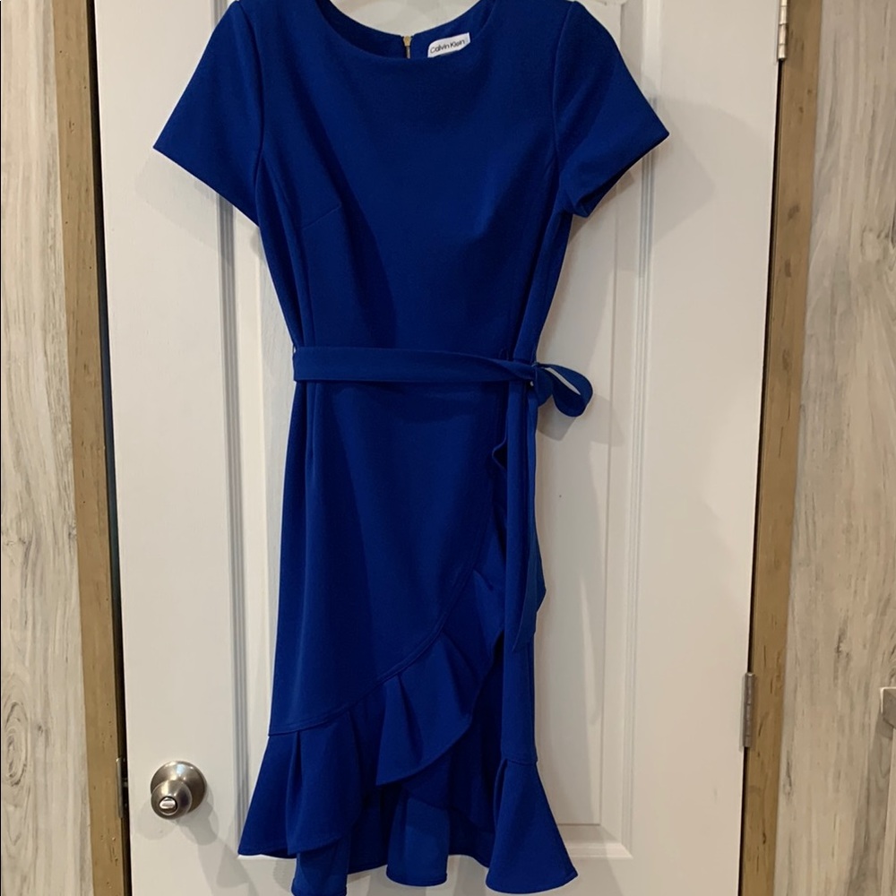 Gorgeous Calvin Klein Cobalt Blue Dress Size 4